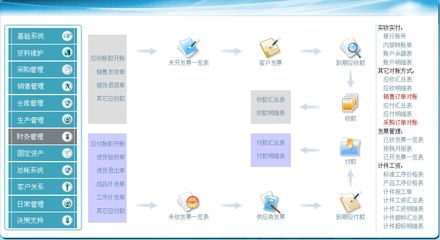 ERP财务系统 细节化